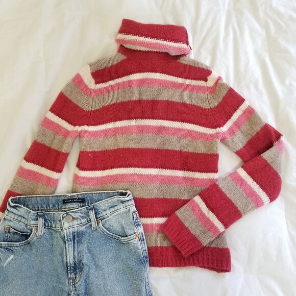Vintage American Eagle Wool and Metallic Sweater Y2K - Picture 1 of 7